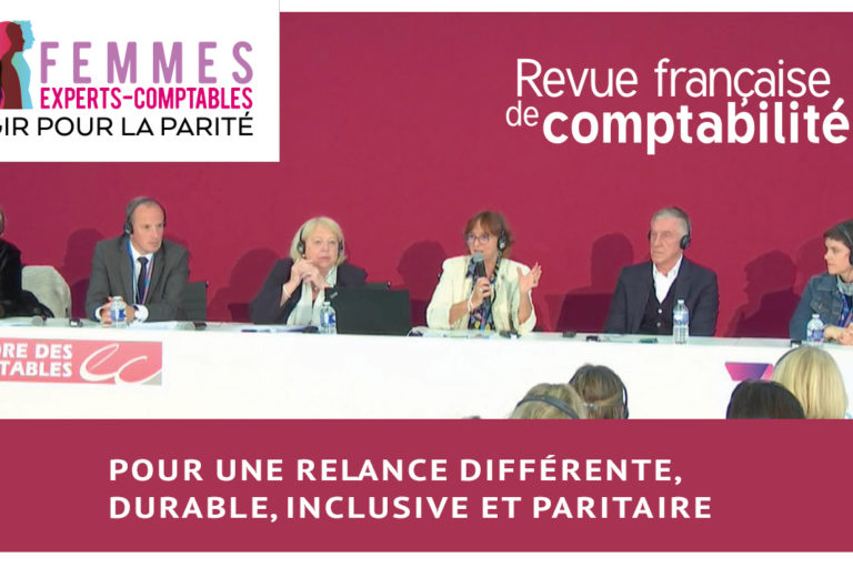 Revue Française de Comptabilité : Pour une relance différente, durable, inclusive et paritaire